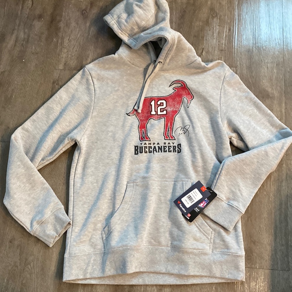 Fanatics Brady the goat Not in stock collectible sweatshirt NWT Large